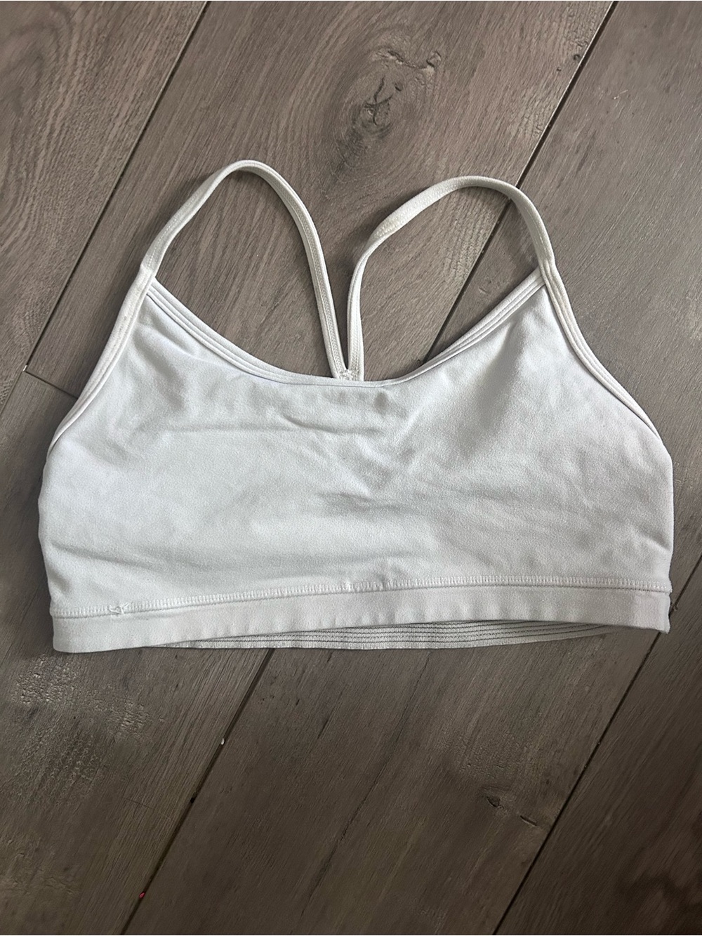 Lululemon White Strappy Bralette - Comfortable Everyday Support